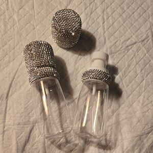 Rhinestone-Embellished Pump Bottles